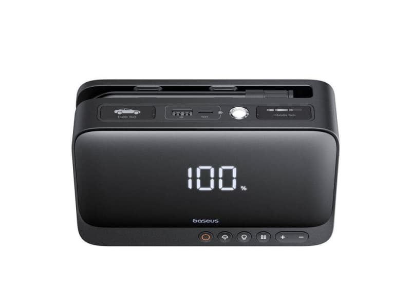 Baseus Powerbank / Baseus Super Energy auton hyppykäynnistin, 600A (musta)