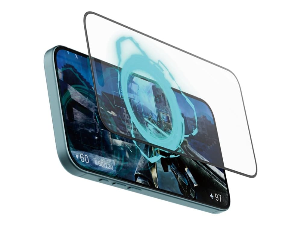 PanzerGlass ® Gaming Screen Protector iPhone 16 Plus | 15 Plus | Ultra-Wide Fit, Apple, Apple - iPhone 16 Plus, Apple - iPhone 15 Plus, Asennus kuivana, Naarmuuntumisenkestävä, Iskunkestävä, Läpinäkyvä, 1 kpl
