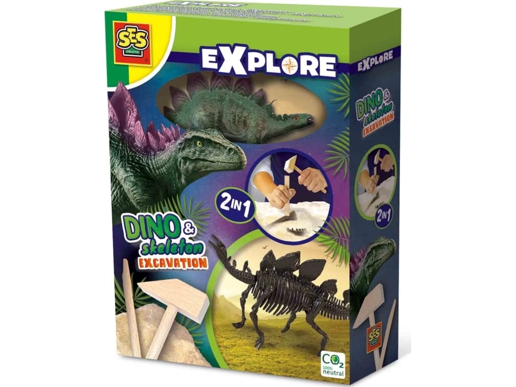 SES SES SES Dinosaurus fossiili 2in1 Stegosaurus 25094 50942