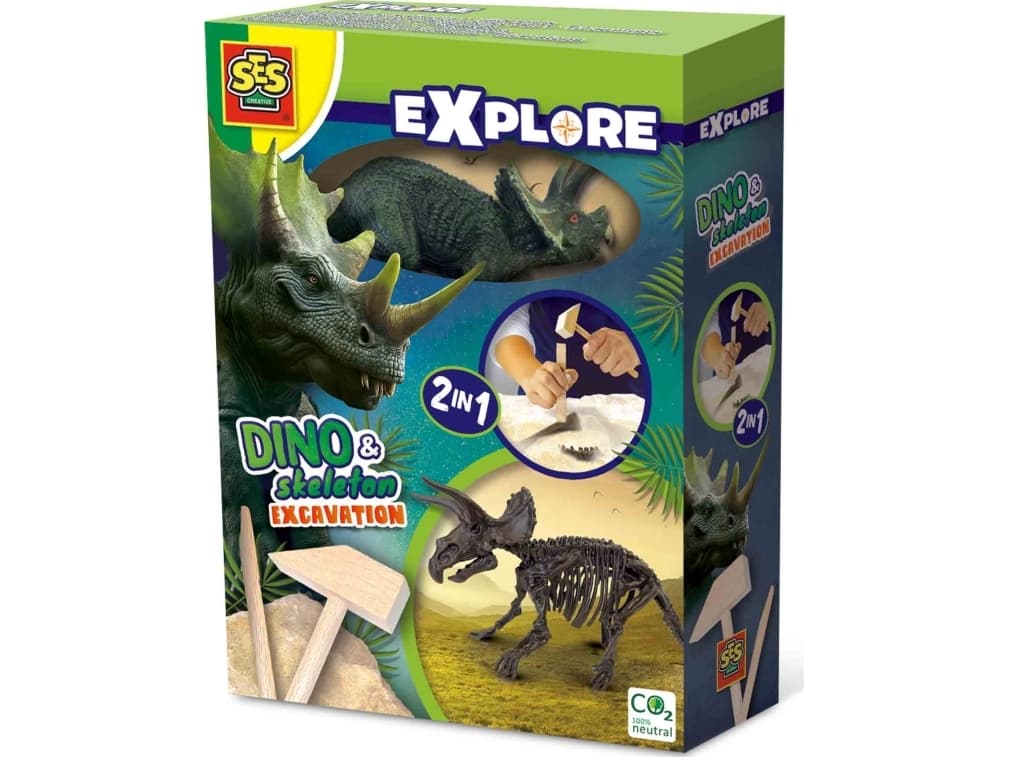 SES Dinosaurus fossiili 2in1 Triceratops 25093 50935