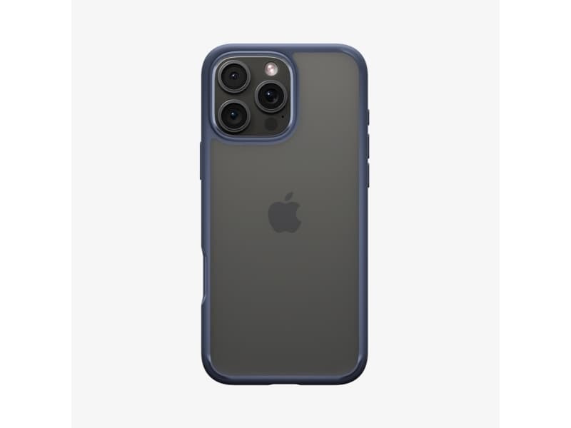 Spigen iPh 6.9in 2024 UltrHyb Navy Blue, suojakuori, Apple, iPhone 16 Pro Max, 17,5 cm (6.9)