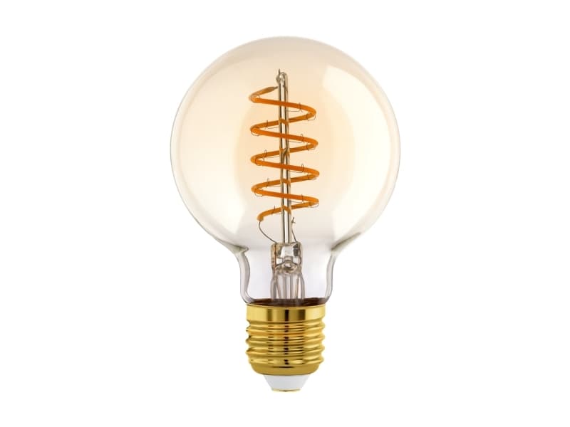 EGLO E27 G80 SPIRAALI 4W 245LM 2200K HIMMENNIN KELTAINEN PAKETTI 4