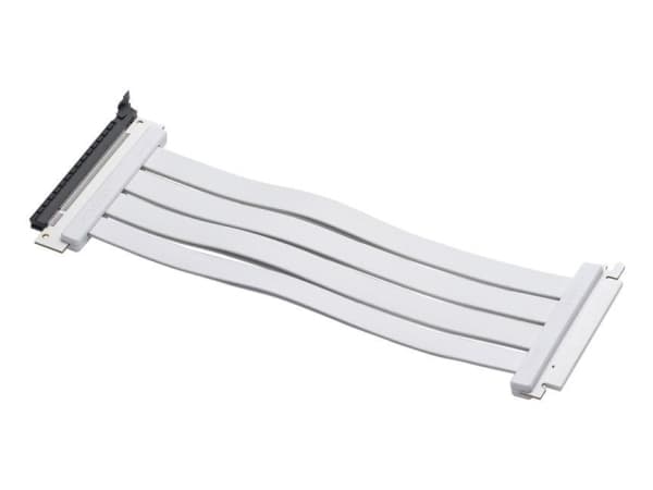 PHANTEKS PCI-E 4.0 x16 riser ribbon kaapeli, 90 astetta, 30cm - valkoinen (PH-CBRS4.0_FL30_WT01)