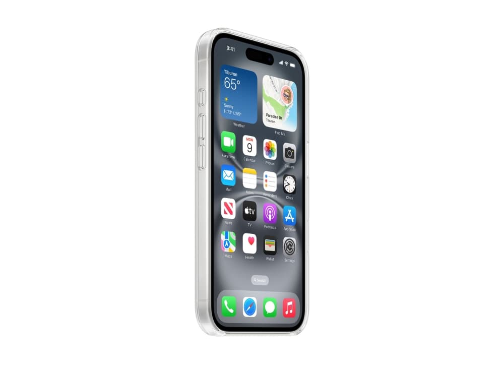 Apple MA6A4ZM/A, Suojus, Apple, iPhone 16, 15,5 cm (6.1), Läpinäkyvä