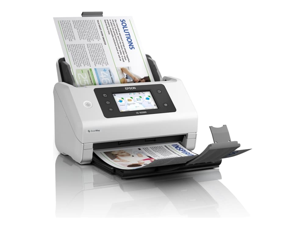 Epson WorkForce DS-900WN, 215,9 x 6096 mm, 600 x 600 DPI, 30 bittiä, 24 bittiä, 10 bittiä, 8 bittiä
