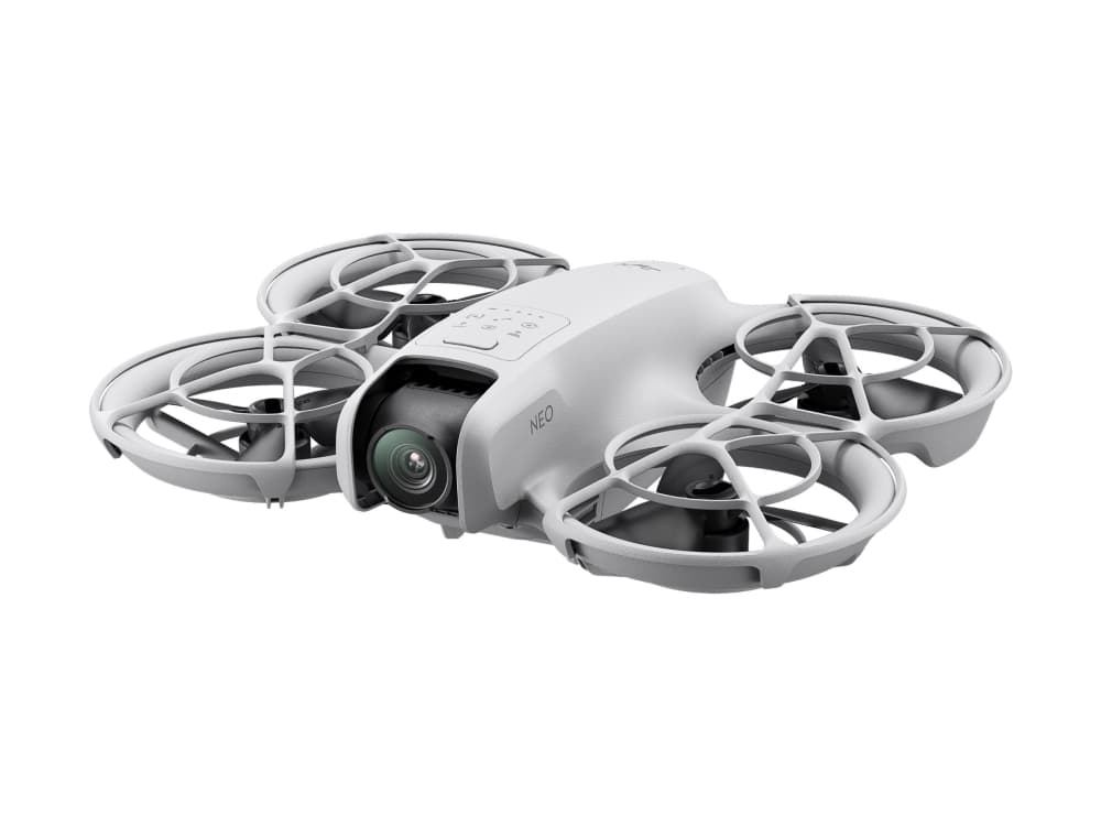 DJI Neo, 4 roottoria, 12 MP, 3840 x 2880 pikseliä, 16 m/s, 1435 mAh, musta, Valkoinen