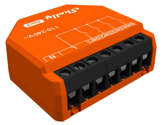 Shelly i4 Gen3 - WiFi-tulomoduuli, 4 kanavaa (110-240V)