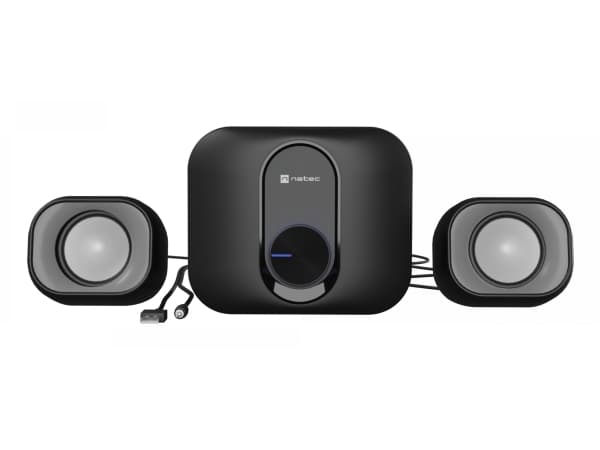 Tietokonekaiuttimet NATEC PUG SPEAKERS 11W RMS 2.1 Musta
