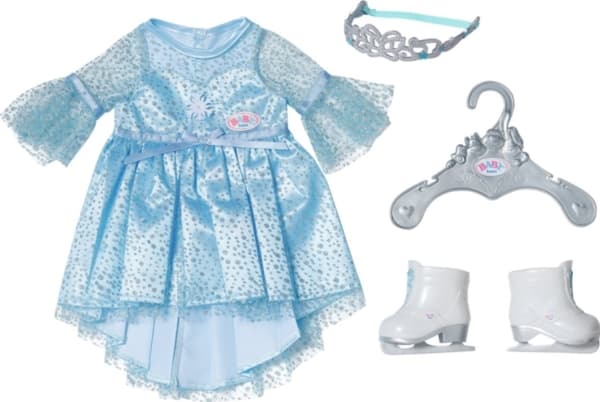 BABY born Princess On Ice 43cm, Nuken vaatesetti, 3 vuosi/vuosia