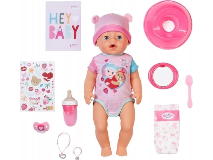 BABY born Emma 43cm, Vauvanukke, Naaras, 3 vuosi/vuosia, Poika/tyttö, 430 mm, Monivärinen