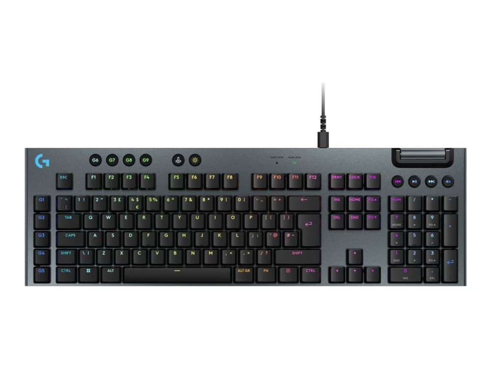 Logitech G G915 X - Näppäimistö - taustavalaistu - USB - QWERTY - englanninkielinen - musta