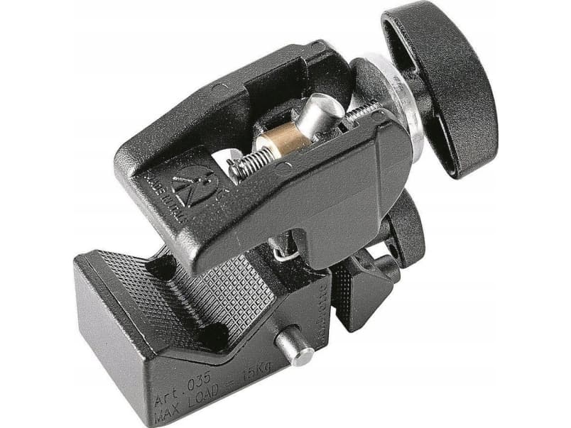 Manfrotto-kiinnike Manfrotto Super Clamp 635, jossa on pikakiinnitysjärjestelmä