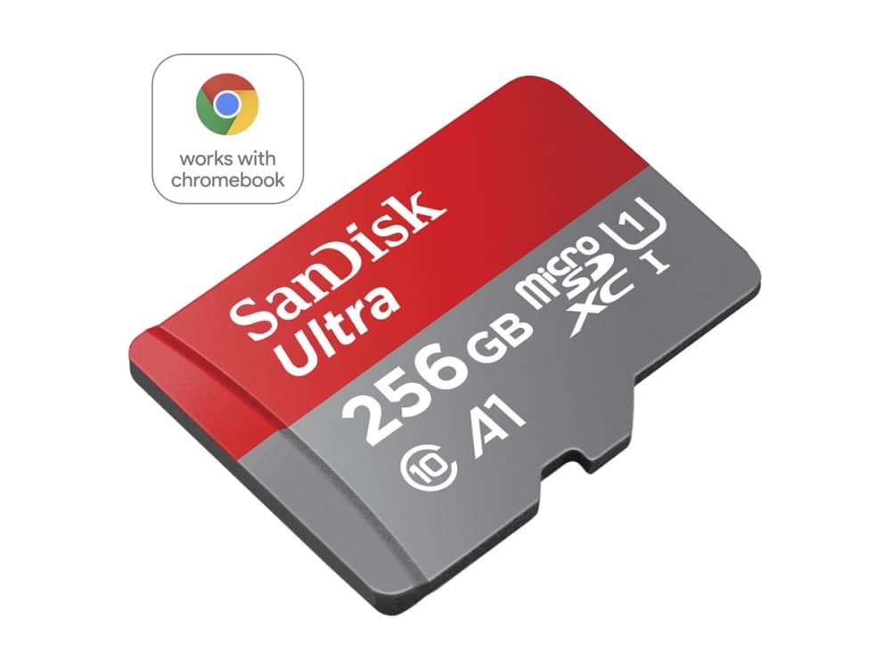 SanDisk SDSQUAC-256G-GN6FA, 256 GB, MicroSDXC, UHS-I, 150 MB/s, Magneettisuojattu, Iskunkestävä, Lämmönkestävä, Vesitiivis, Röntgensäteenkestävä, Harmaa, Punainen