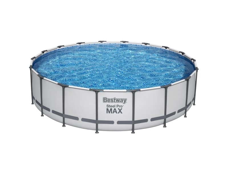 Bestway Steel Pro 56462, 23062 L, kehystetty uima-allas, tikkaat, sininen, 85,6 kg