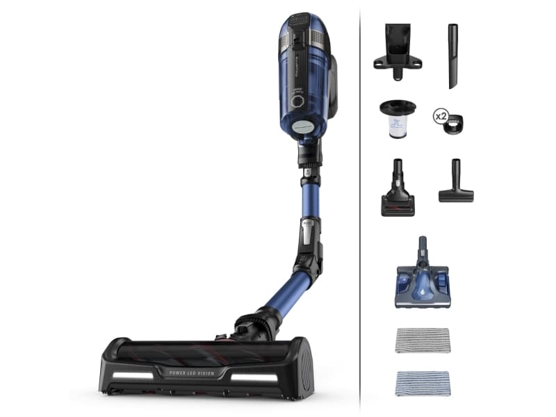 Rowenta X-Force Flex 12.60 RH98C0WO, Kuiva ja märkä, Sykloninen, Paljas lattia, Matto, Kovat lattiapinnat, Rappusten askelmat, Laatta, Verhoilu, 82 dB, Kiina, Pussiton
