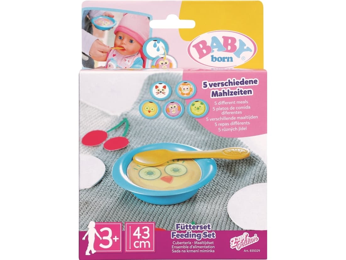BABY born Feeding Set, Nukensyöttöpakkaus, 3 vuosi/vuosia