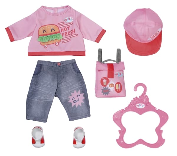BABY born Snack Shop Outfit 43cm, Nuken vaatesetti, 3 vuosi/vuosia