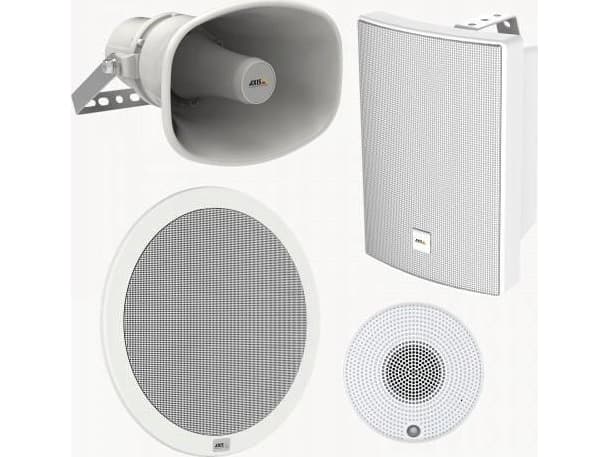 Axis C1210-E - IP-kaiutin - PA-järjestelmään - Ethernet, Fast Ethernet, PoE - Sovellusohjattu - Koaksiaali (Grillin väri - RAL 9010)