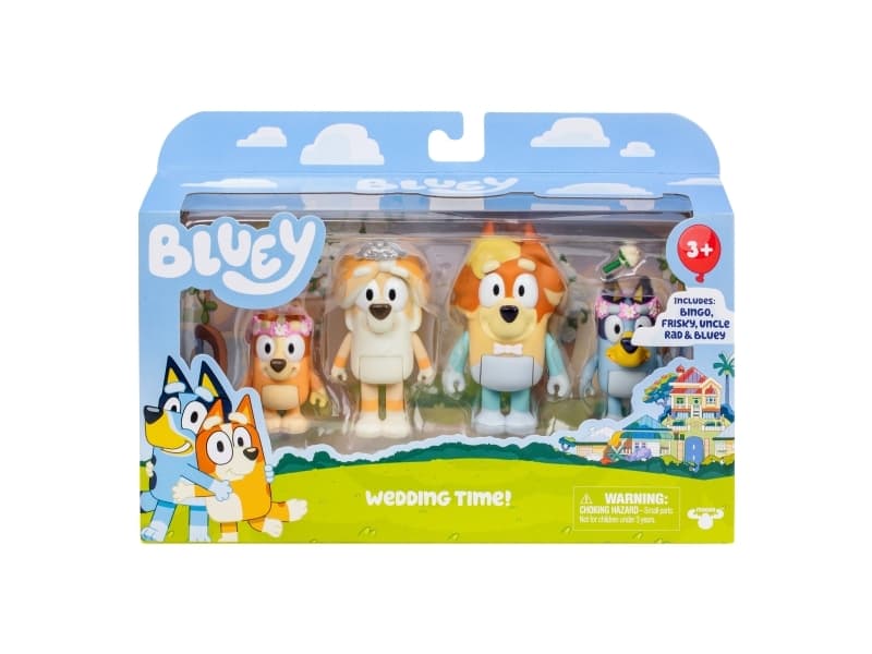 Bluey BLUEY Figure 4pk Special Set-Wedding