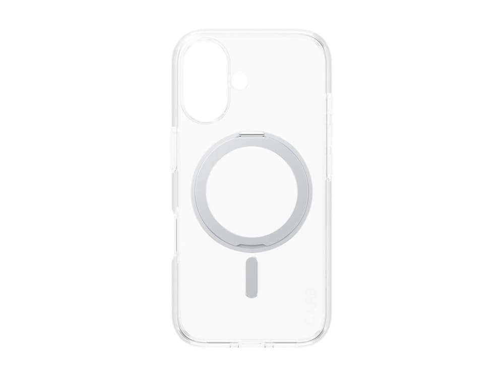 PanzerGlass CARE by Feature Case läpinäkyvä w. Silver Kickstand &amp MagSafe iPhone 16 Suojakotelo läpinäkyvä Apple iPhone 16