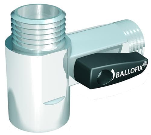 Ballofix-sovitin ilman sulkuventtiiliä 1/2