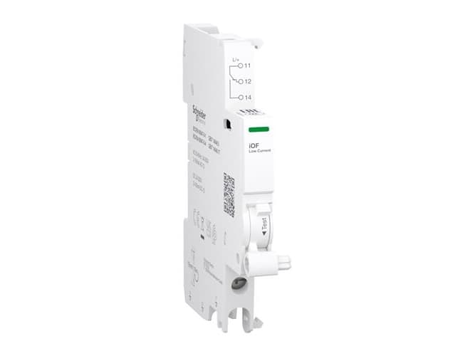 SCHNEIDER ELECTRIC Acti9 Signaalikosketin iOF 1OC 2mA - 100mA iC60 RCBO:lle, iC40, iCV40 ruuviliitinkanta, 24...230V AC &amp 24...220V DC:lle