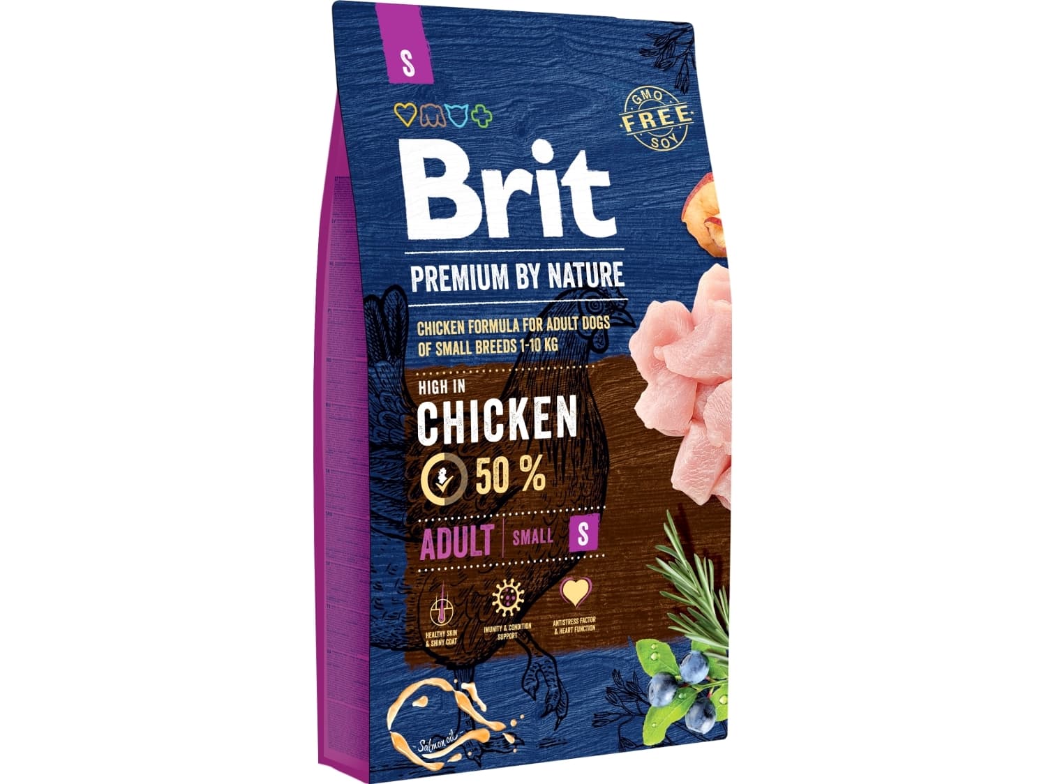 Brit 8595602526307, Aikuinen, Mini (5 - 10kg), X-small (&lt 4kg), Kana, 8 kg