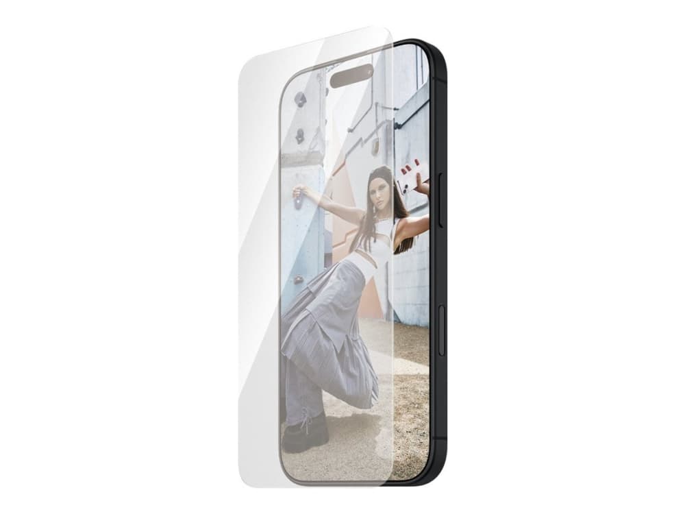 PanzerGlass SAFE. by ® Screen Protector iPhone 16 Plus | 15 Plus | Ultra-Wide Fit, Apple, Apple - iPhone 16 Plus, Apple - iPhone 15 Plus, Asennus kuivana, Naarmuuntumisenkestävä, Iskunkestävä, Läpinäkyvä, 1 kpl
