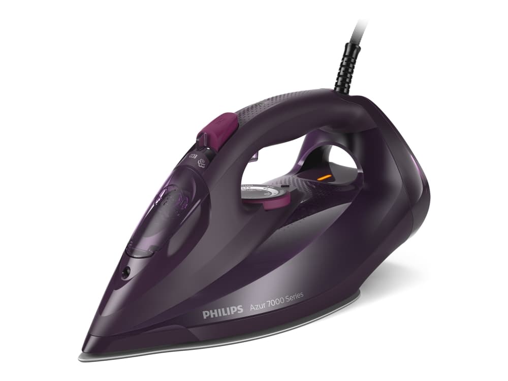 Philips 7000 series DST7061/30, Höyrysilitysrauta, SteamGlide Elite -pohjalevy, 2 m, 250 g/min, Purppura, 55 g/min