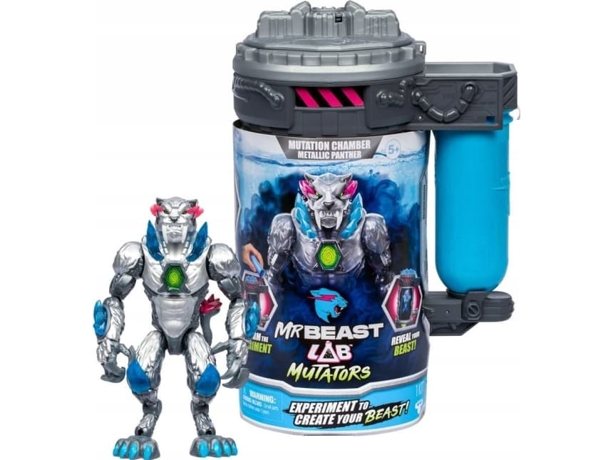 MR. BEAST LAB Mutator Action Figs - Metallic Panther