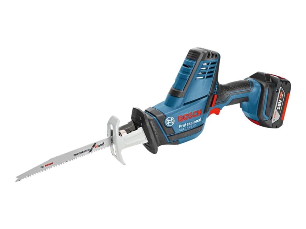 Bosch GSA 18 V-LI C Professional, Musta, Sininen, Punainen, 2,1 cm, 20 cm, 10 cm, 93 dB, 82 dB - SOLO
