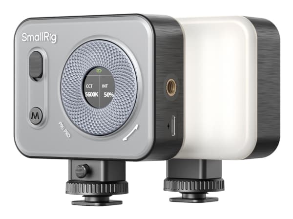 SmallRig Vibe P96 Pro mini LED Video Light, 5 W, LED, Lämmin valkoinen, 1160 lx, 2500 K, 6500 K