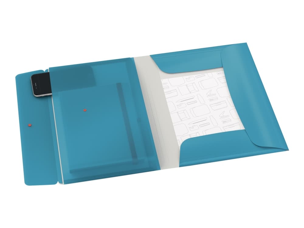 Leitz 46190061, Piirustuskansio, A4, Polypropeeni (PP), Sininen, Matta, 150 arkkia