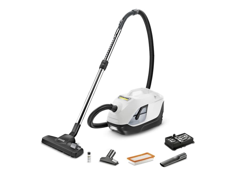 Kärcher DS 6, 650 W, Säiliöimuri, Kuiva, Pussiton, 2 L, HEPA, Vesi