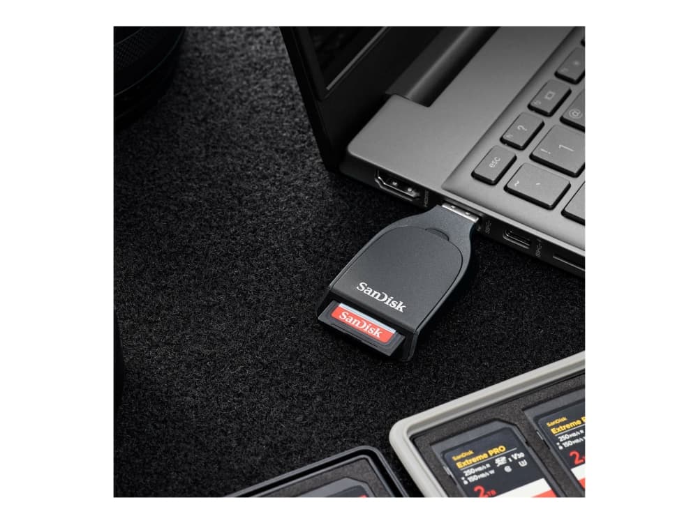 SanDisk SDDR-C731-GNANN, SD, musta, USB 3.2 Gen 1 (3.1 Gen 1) Type-A, 31,7 mm, 62,9 mm, 8,2 mm