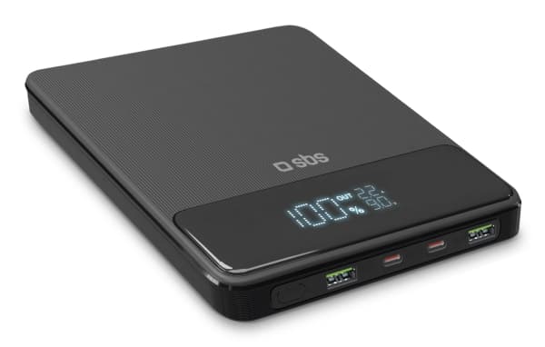 SBS TTBB20000PD100W, 20000 mAh, Adaptive Fast Charging, musta