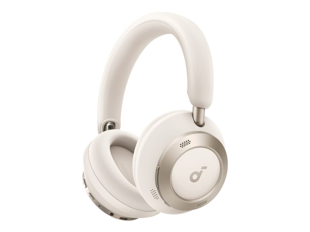 Soundcore Space One Pro, Langaton, Puhelut/Musiikki, 270 g, Kuulokkeet, Valkoinen