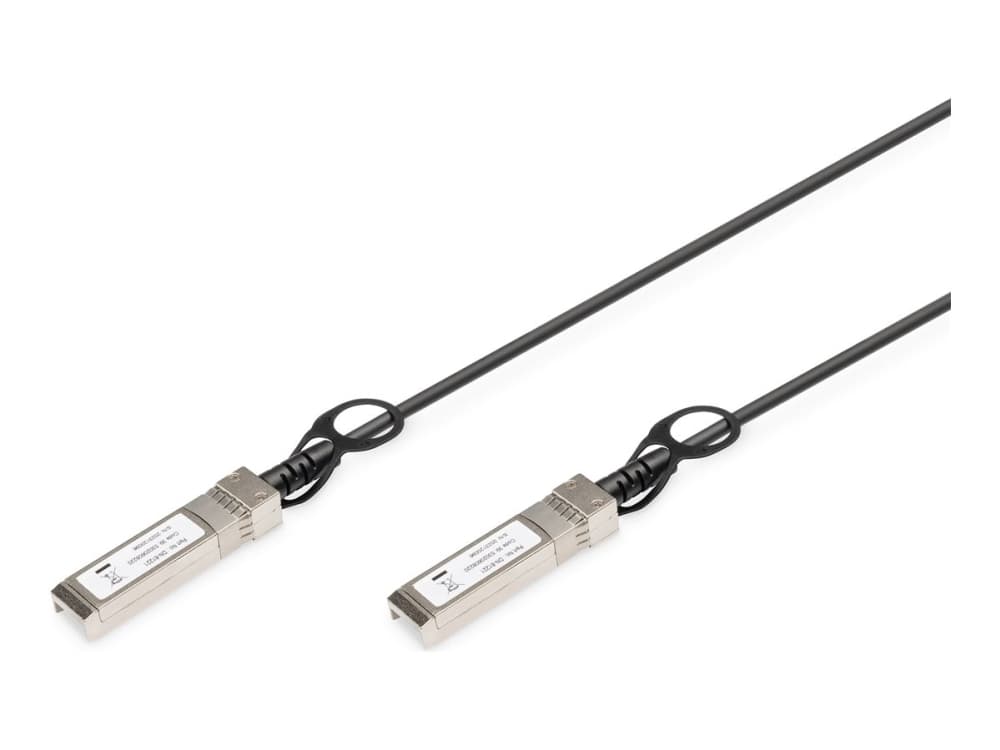 DIGITUS Professional - 10GBase direct attach kaapeli - SFP+ SFP+:sta SFP+:aan - 2 m - kaksiakselinen