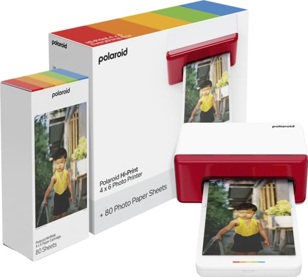 Polaroid Hi-Print 4x6 Photo Printer White E-Box, Thermal, 4 x 6 (10x15 cm), Bluetooth, Valkoinen