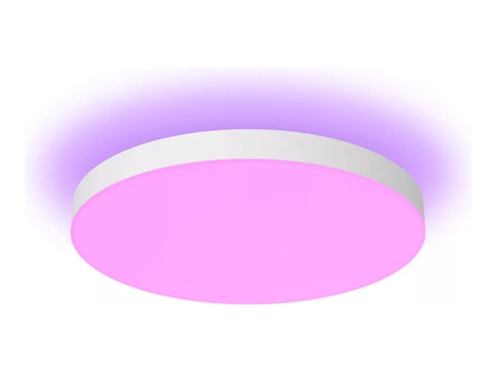 Philips Hue White and Color Ambiance Datura - Kattovalaisinpaneeli - LED - 48 W - luokka G - 16 miljoonaa väriä / lämpimästä viileään valkoiseen valoon - 2000-6500 K - round small - valkoinen