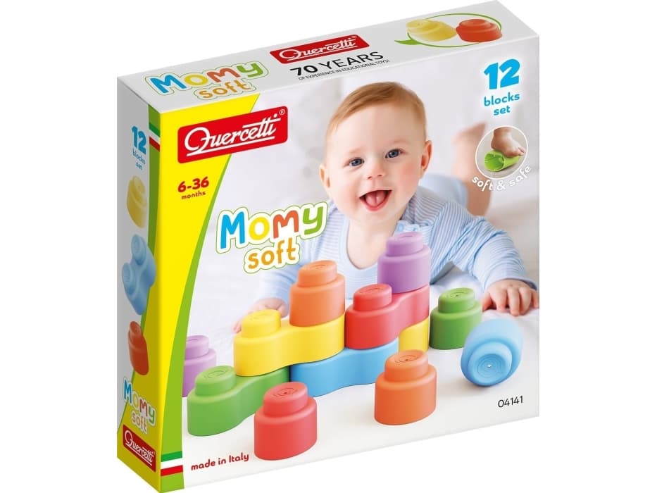 Quercetti QUERCETTI QUERCETTI QUERCETTI MOMY SMALL CLOCKS 12 ELEMENTIT