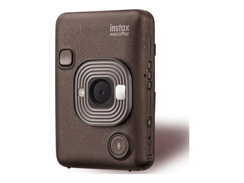 Fujifilm Instax mini LiPlay, 1/5, 2560 x 1920 pikseliä, 86 x 54 mm, CMOS, Pronssi, 28 mm