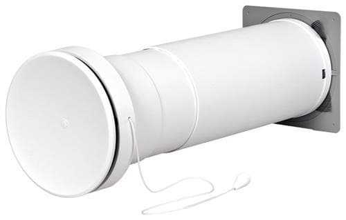 Teleskooppiventtiili Ø105 mm, 260/400 mm, grå/hvid i pose, tyyppi 400