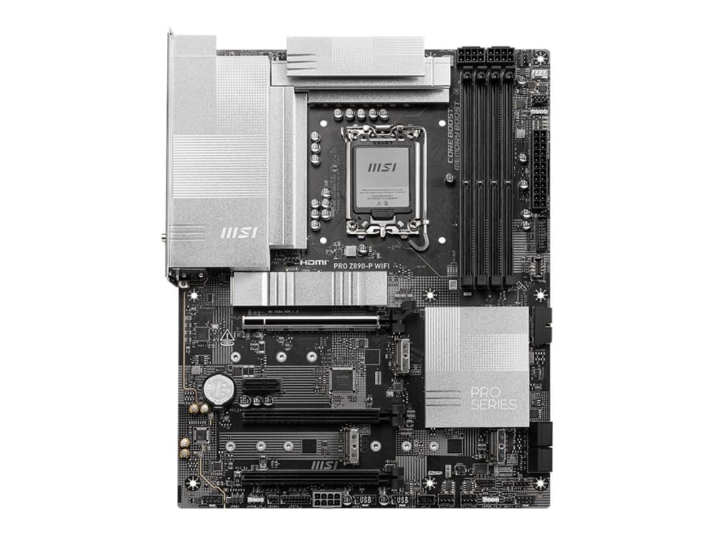 MSI PRO Z890-P WIFI, Intel, LGA 1851 (Socket V1), Intel Core Ultra (Series 2), LGA 1851, 256 GB, DDR5-SDRAM