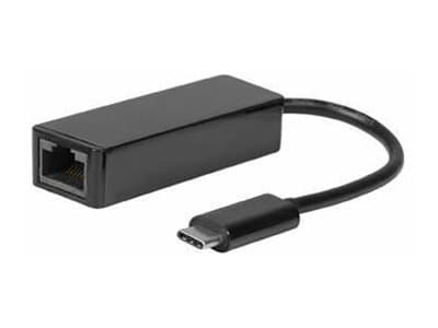 MicroConnect - Verkkosovitin - USB-C - Gigabit Ethernet x 1 - musta