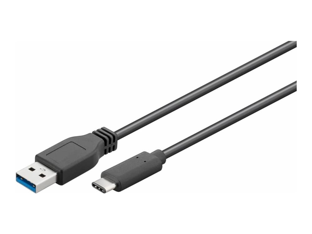 MicroConnect - USB-kaapeli - USB-tyyppi A (uros) - USB-C (uros) - USB 3.1 Gen 1 - 2 m - musta