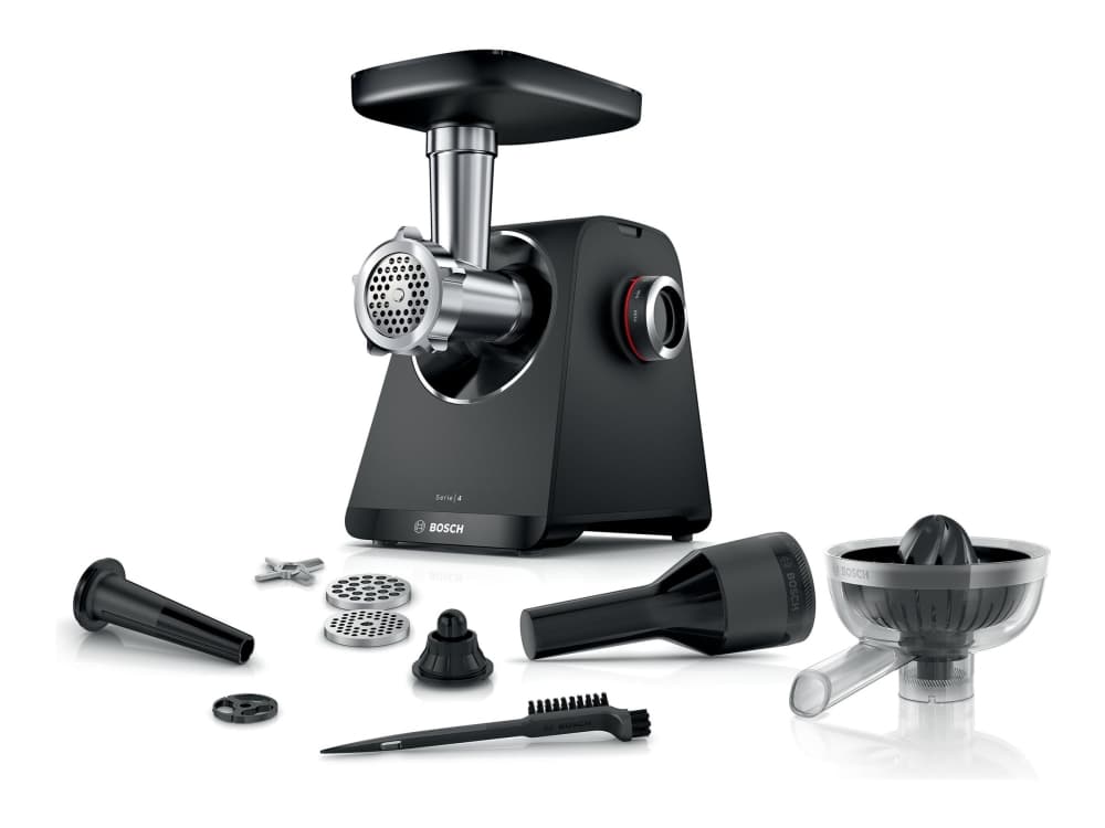 Bosch MFWS430B, 1900 W, musta, Hopea, 2,5 kg/min, 1 m, Muovi, 500 W