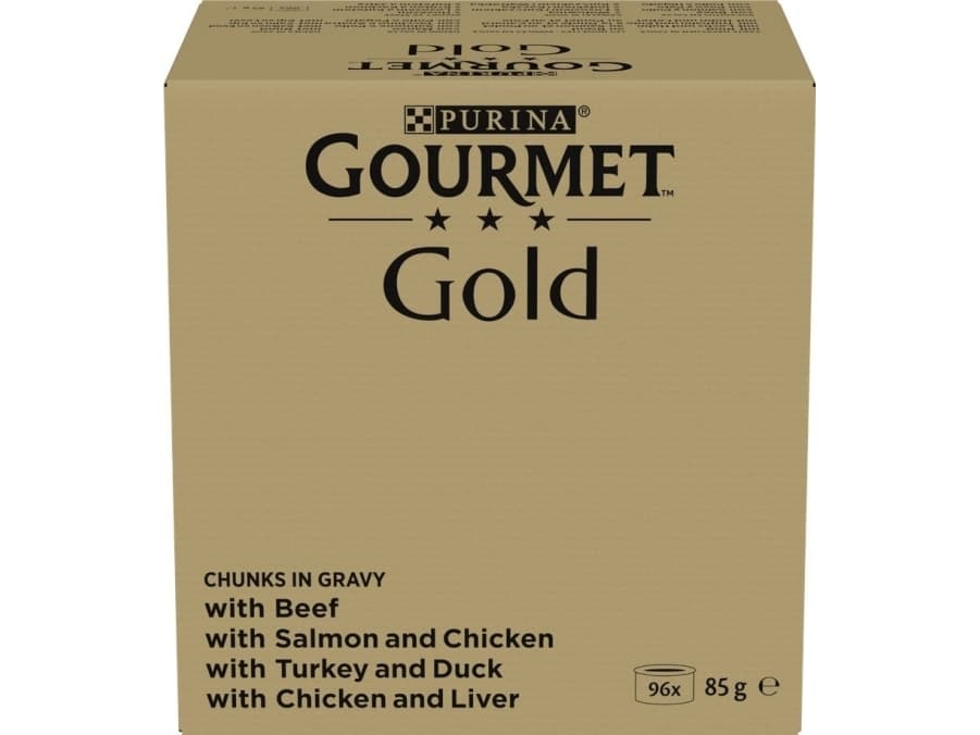 Gourmet Purina Gourmet Gold Pieces in sauce mix 96x85g