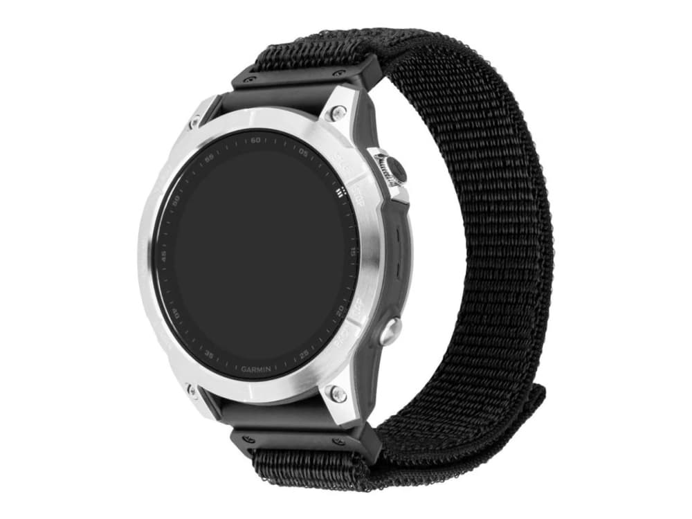 FIXED - Silmukka älykellolle - 26 mm, nylon - 160-210 mm - musta