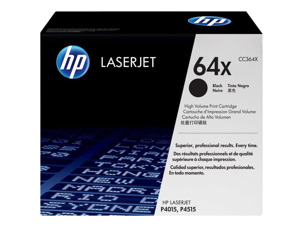 HP LaserJet CC364X Contract Black Print Cartridge, 24000 sidor, Svart, 1 styck